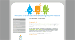 Desktop Screenshot of globalhandwashingday.org.uk